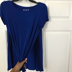 Side slit royal tee